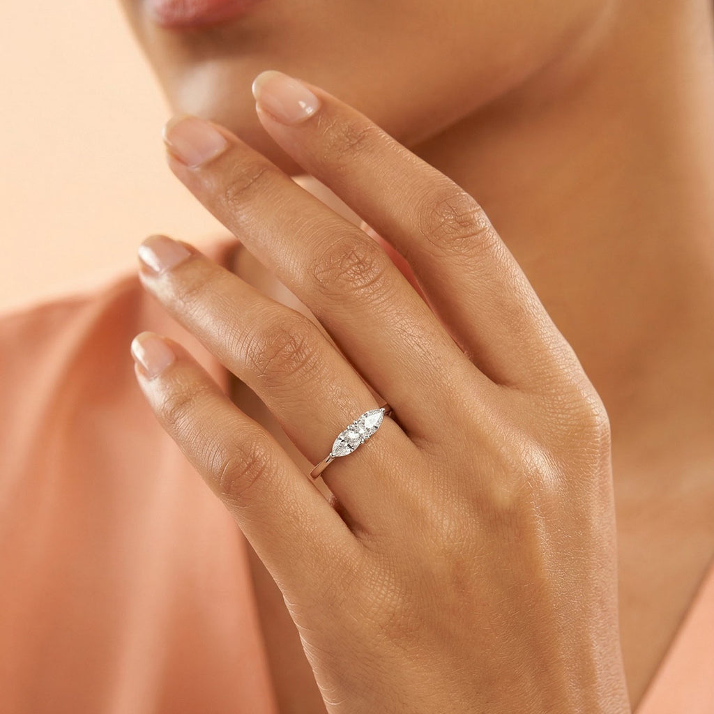 Double Marquise Bloom Ring