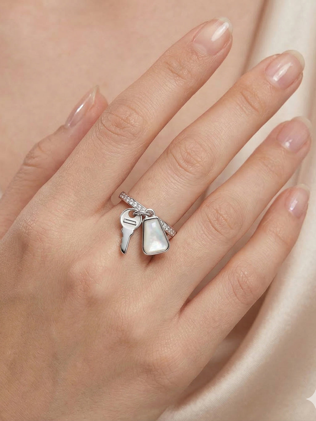 Key Luminous Charm Ring