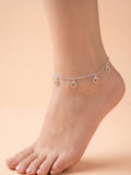 Whimsical Hearts Charm Anklet