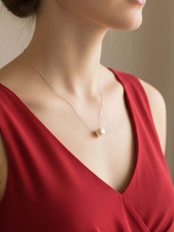 Levitating Pearl Pendant