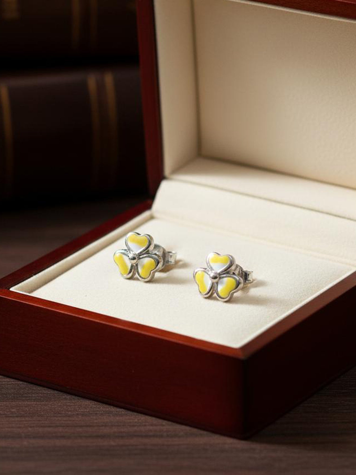 Blossom Enamel Studs