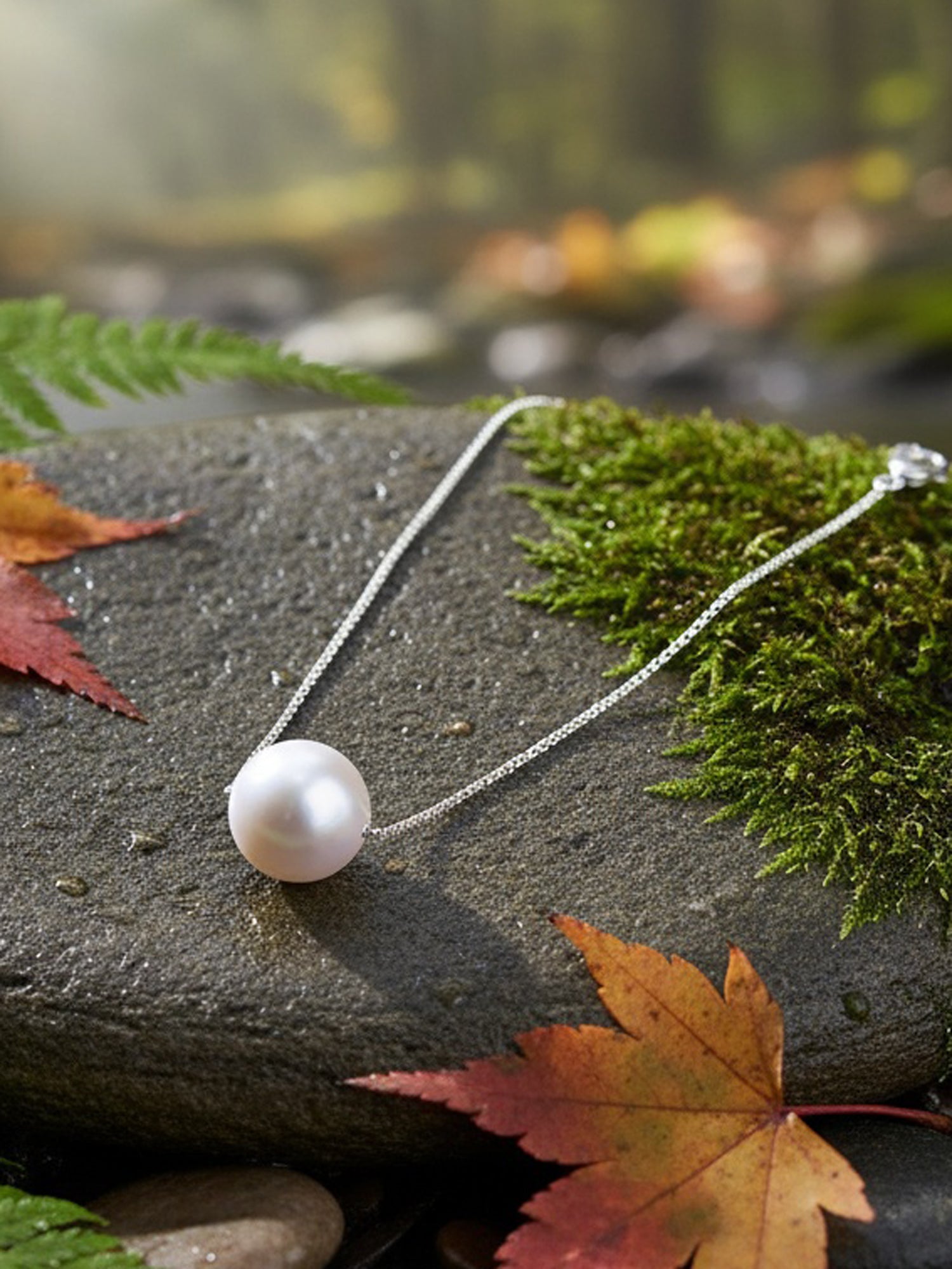 Levitating Pearl Pendant