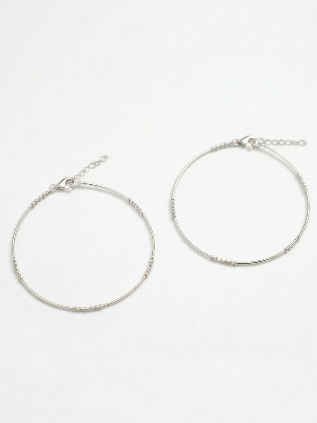 Starlight Morse Anklet Pair
