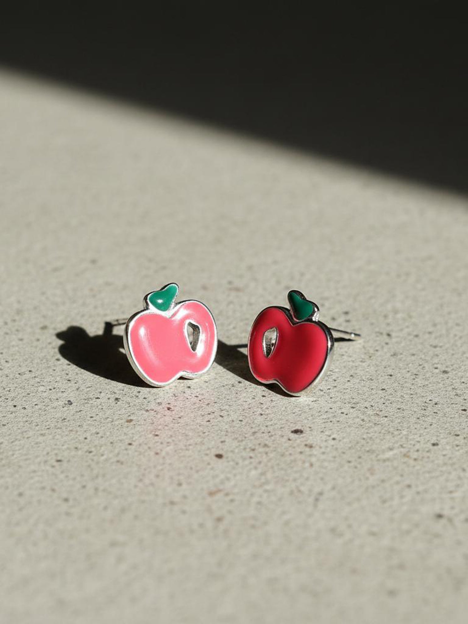 Crimson Heirloom Apple Studs