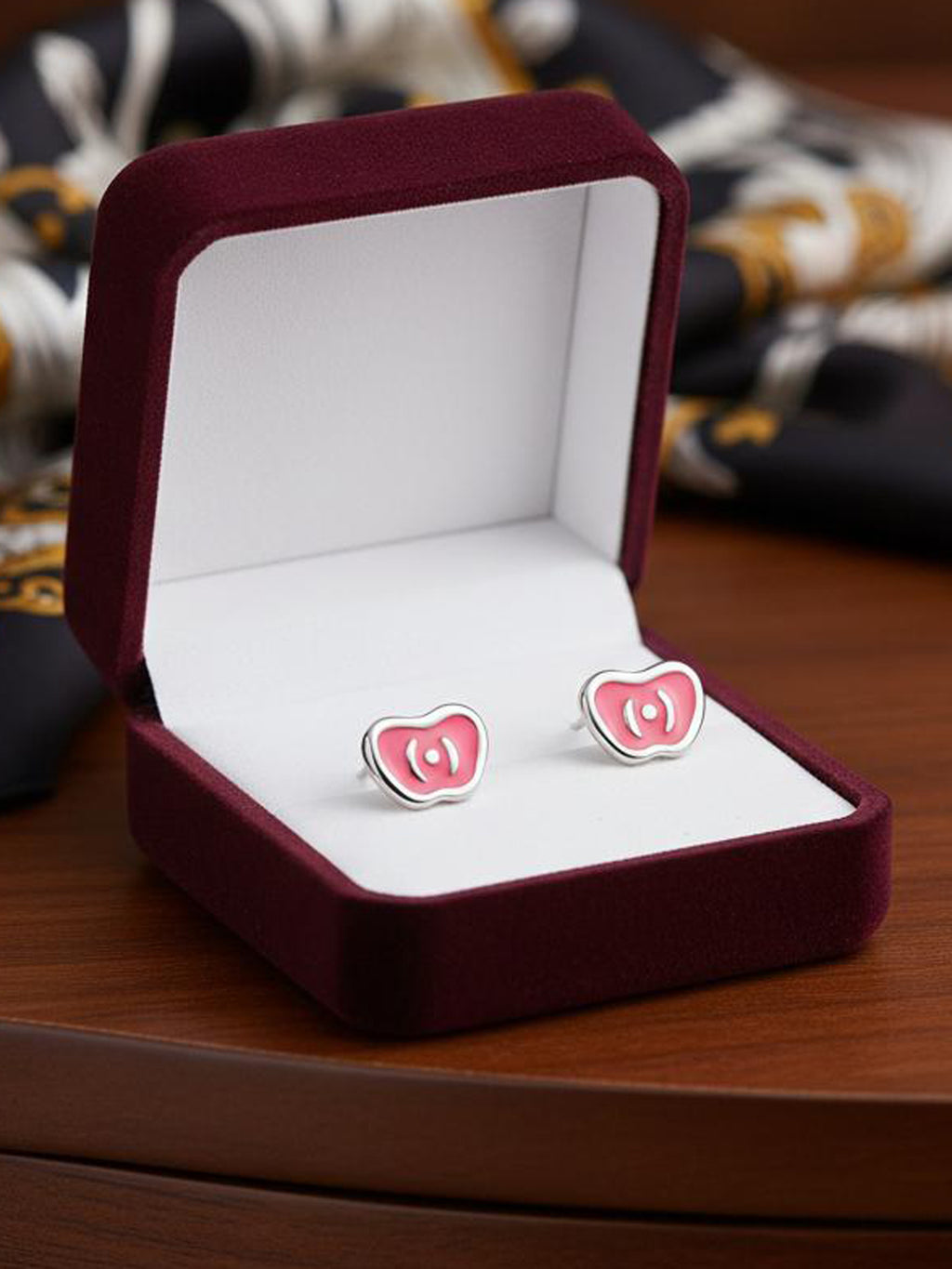 Forbidden Enamel Apple Studs