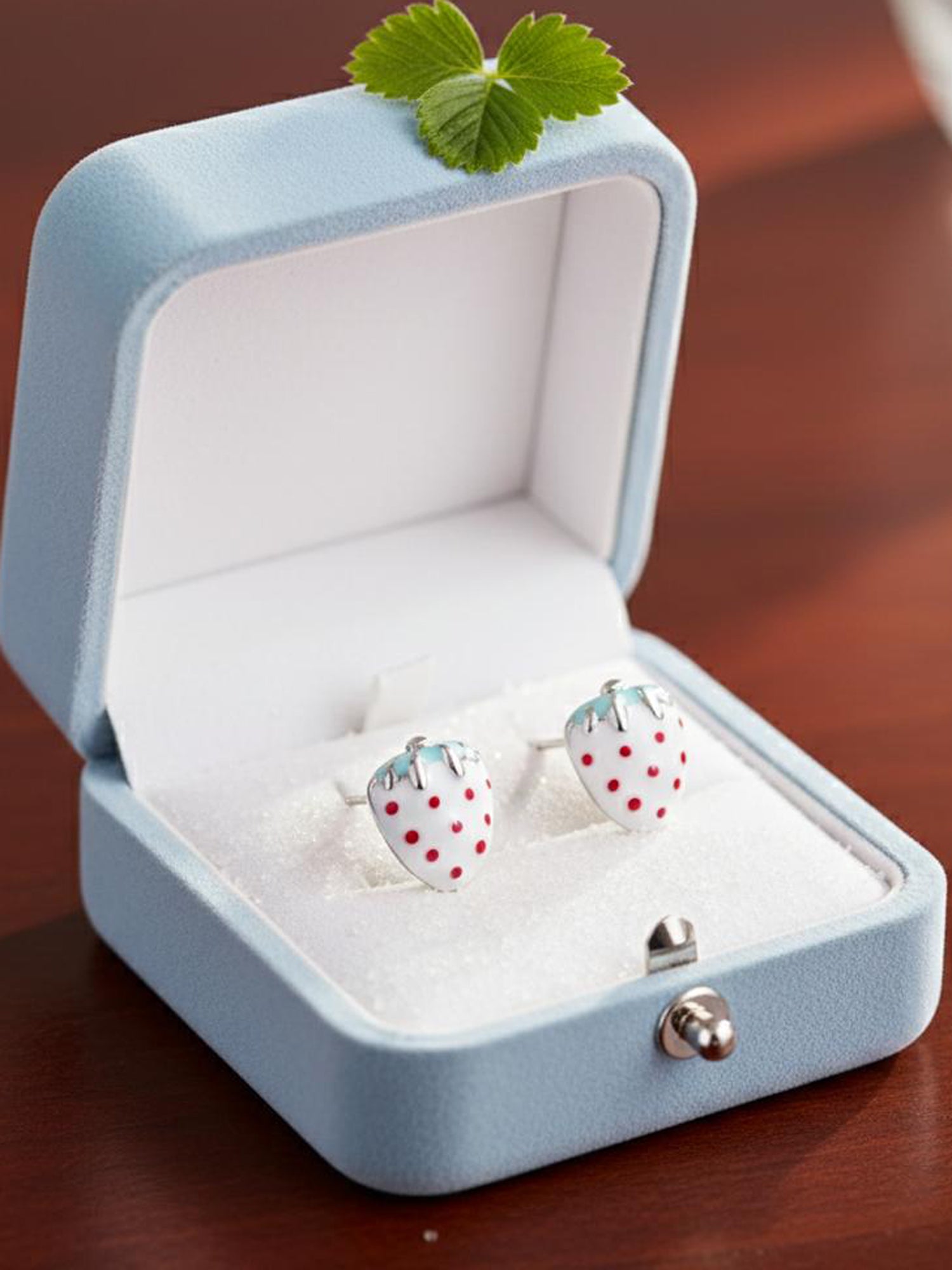 Enamel Ambrosia Berry Studs