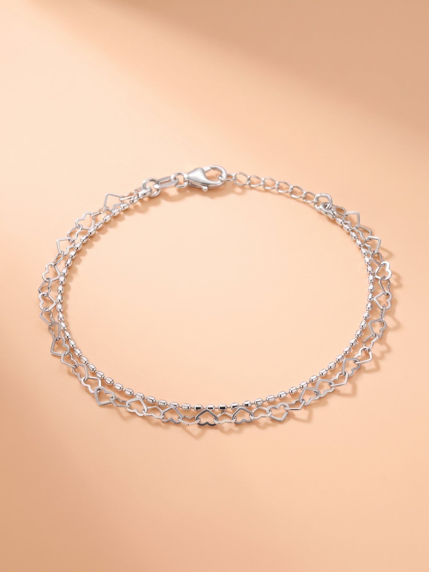 Infinite Devotion Silver Bracelet