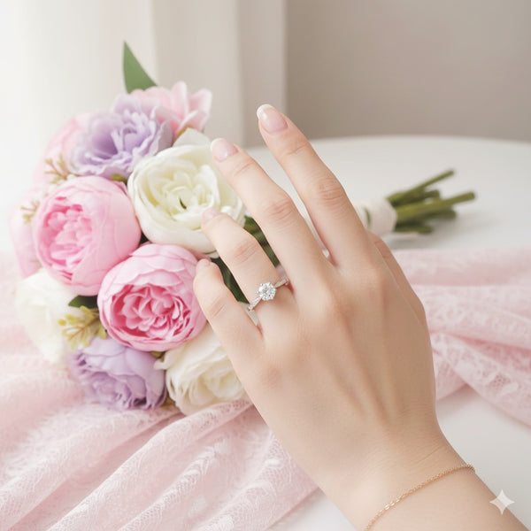 Celestial Solitaire Ring