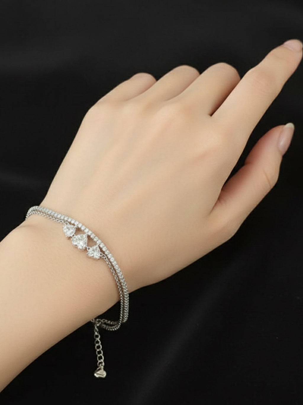 Tres Aura Tennis Bracelet
