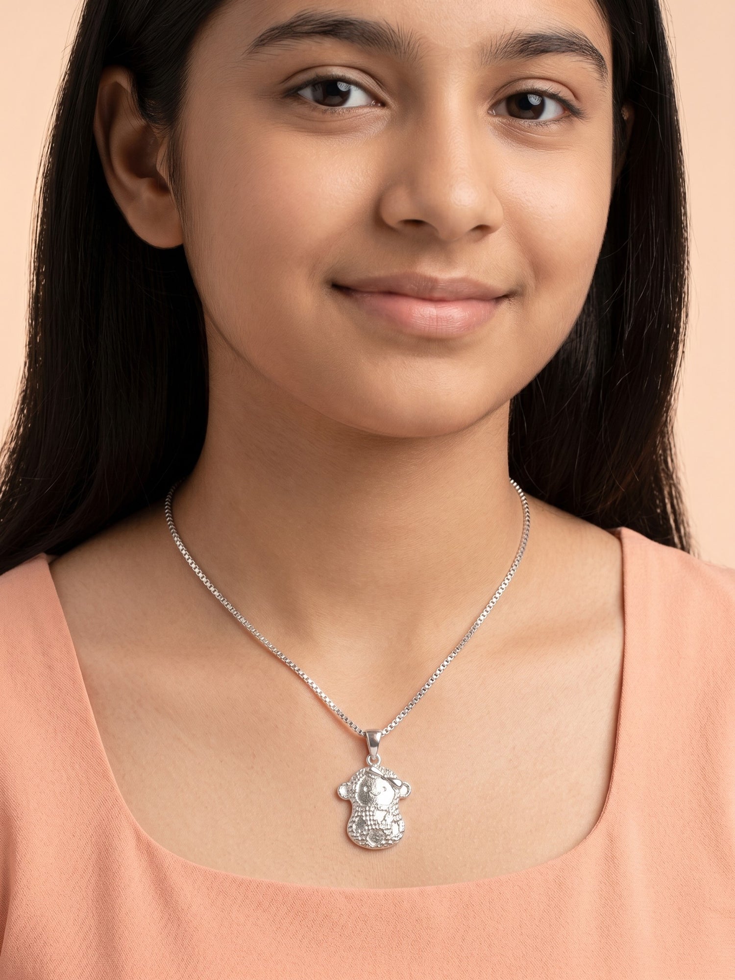 Kids Textured Lamb Pendant