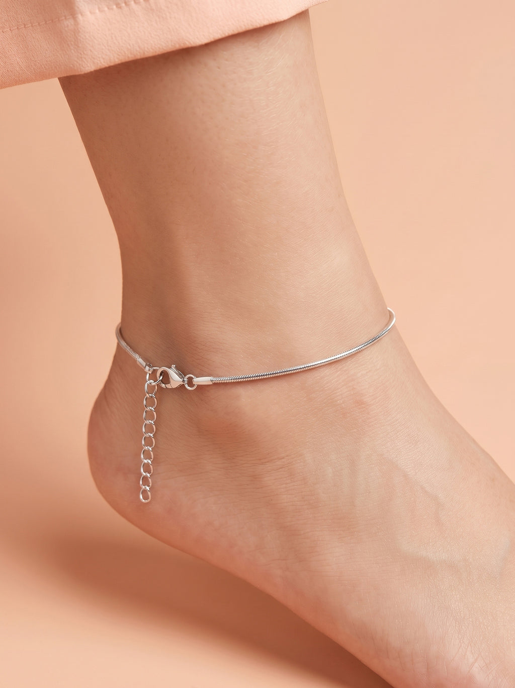 Ultra-Fine Snake Chain Anklet