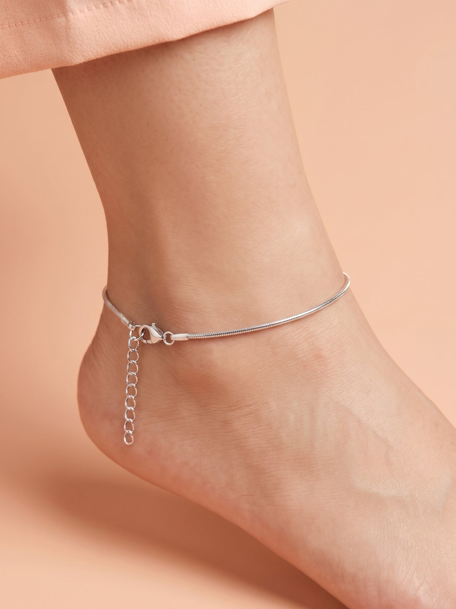 Ultra-Fine Snake Chain Anklet