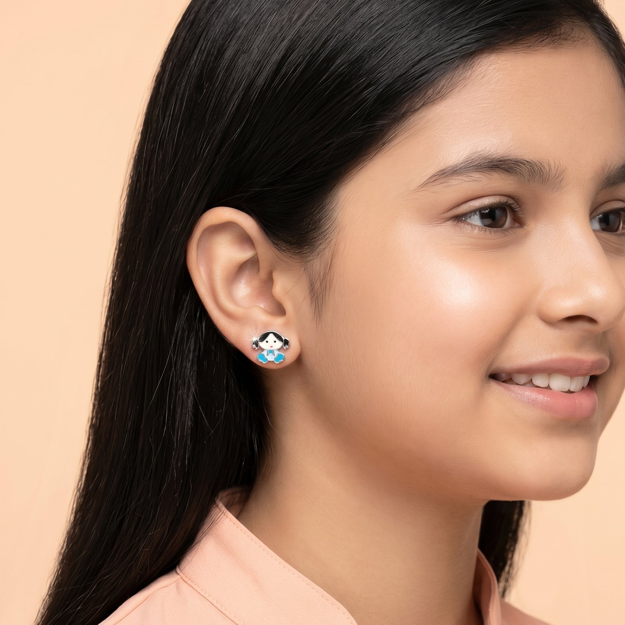 Innocent Enamel Doll Studs