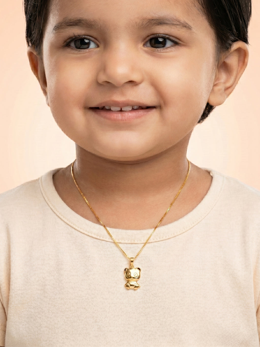 Chubby Panda Pendant Necklace for Kids