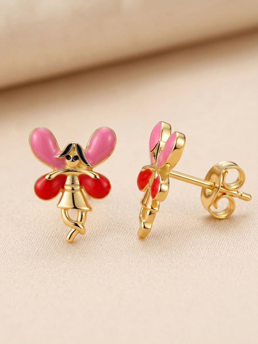 Golden Dreamland Fairy Studs