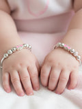 Pink Bow Kids Bangles