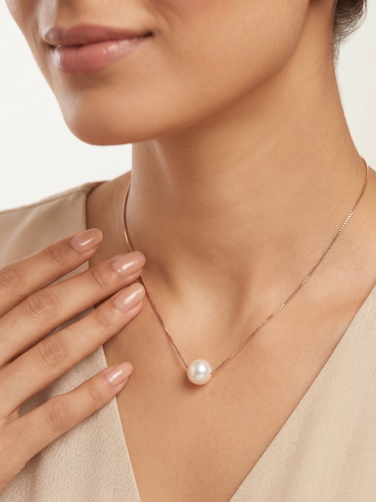 Levitating Pearl Pendant