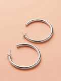 Polished Open-End Tubular Hoops