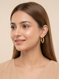 Polished Graduated Tube Hoop Earrings