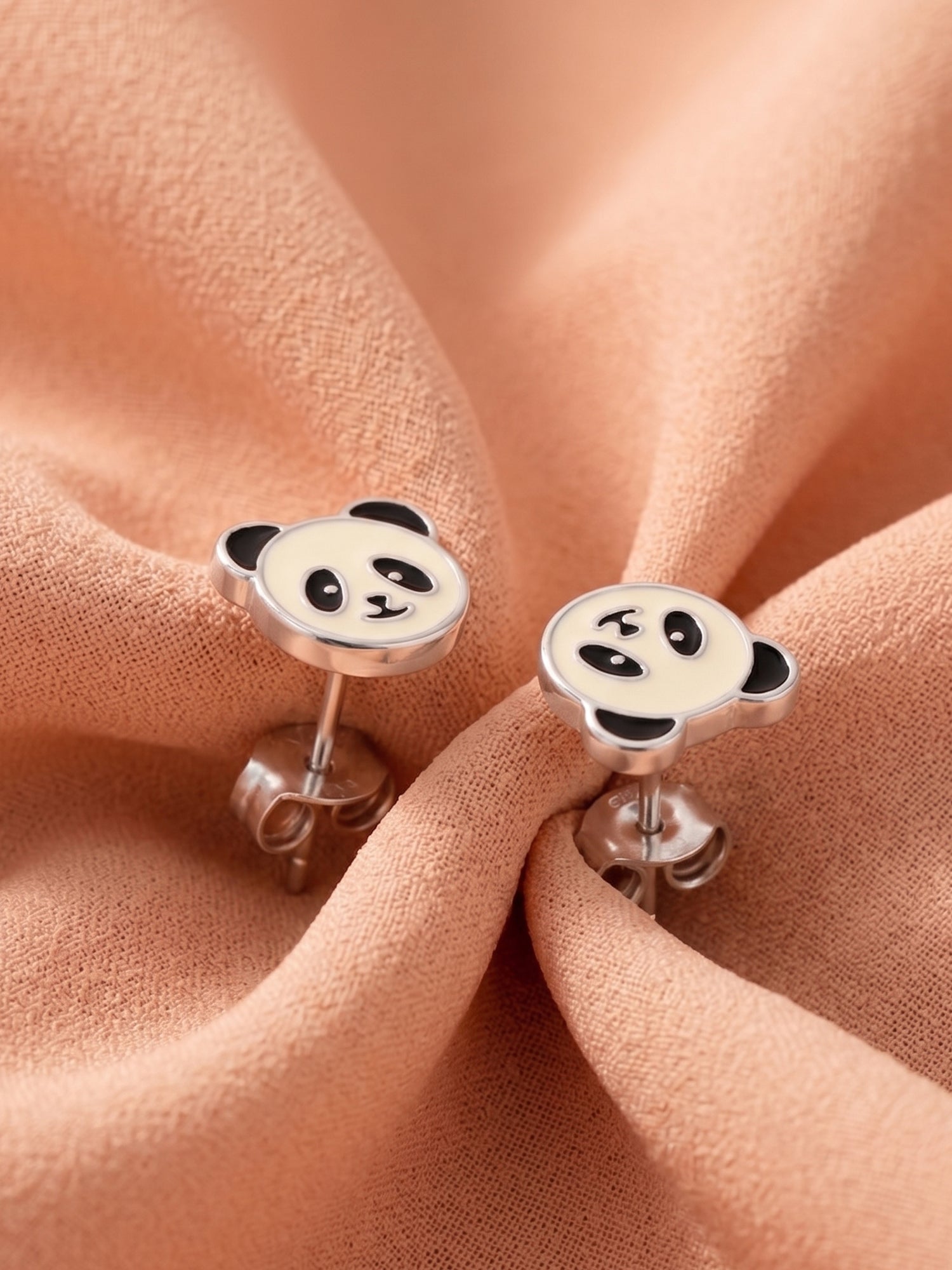 Gentle Giant Panda Studs