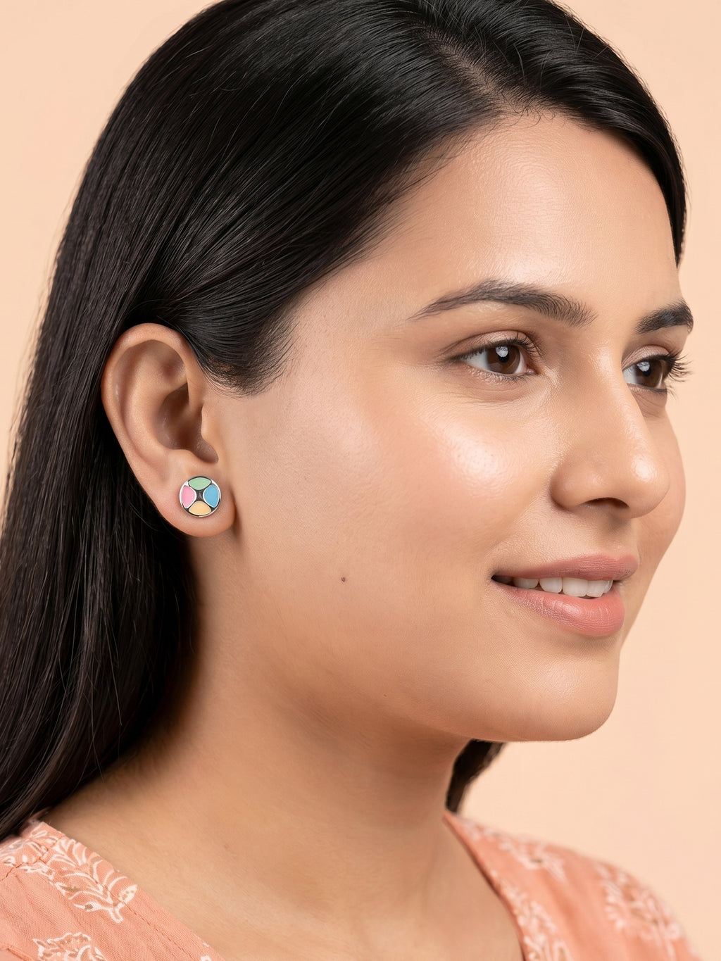 Geometric Square Hoop Earrings