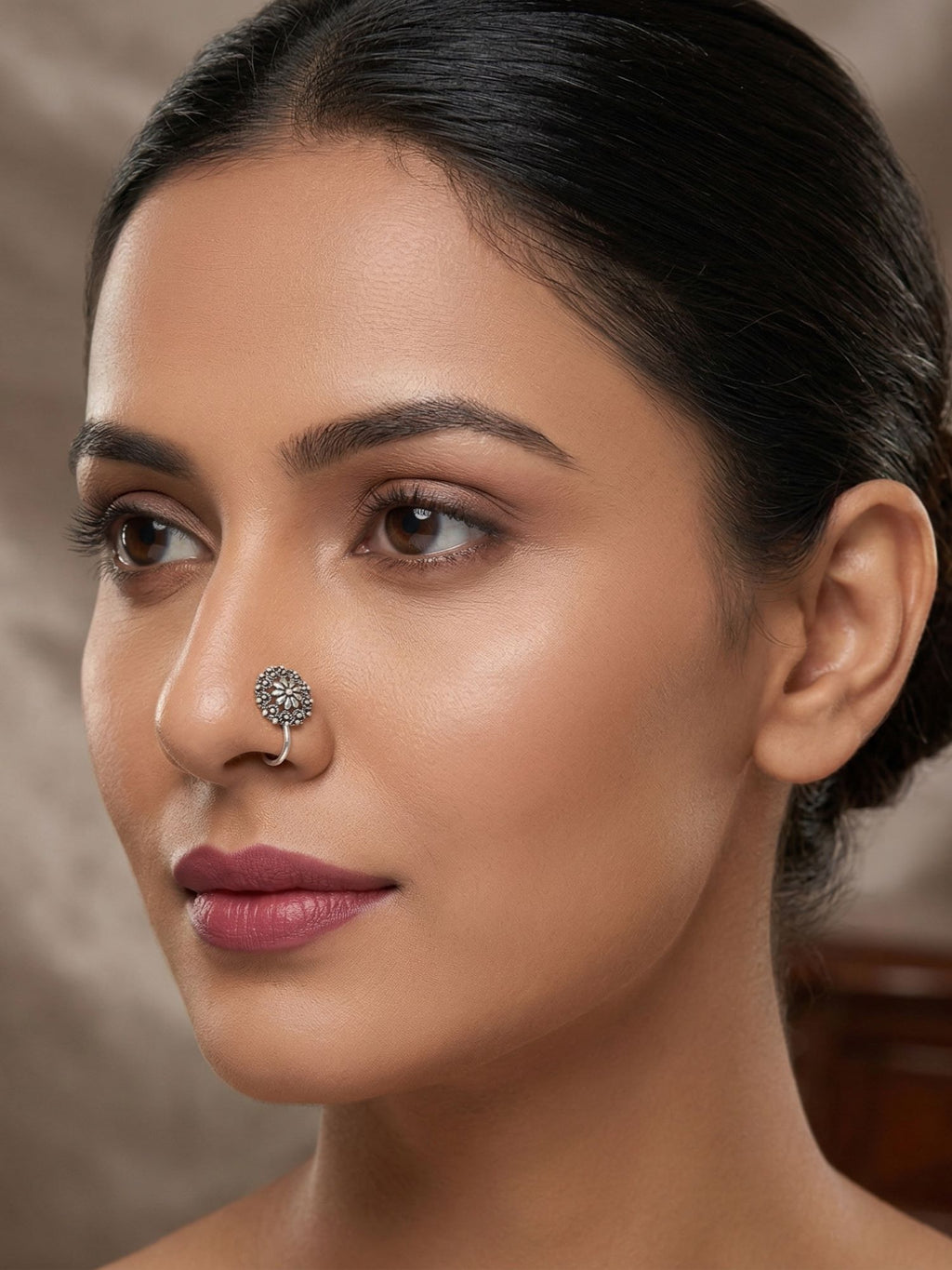 Filigree Blossom Nose Pin
