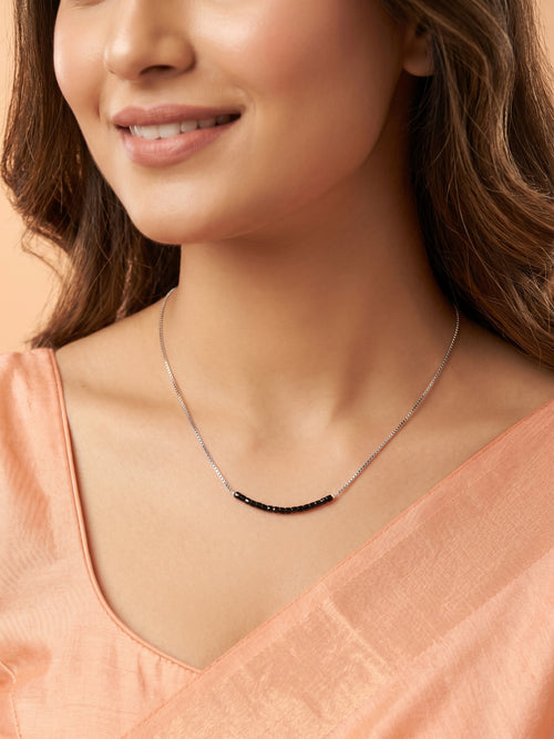 Luna Arch Mangalsutra in 925 sterling silver — 925 Siller