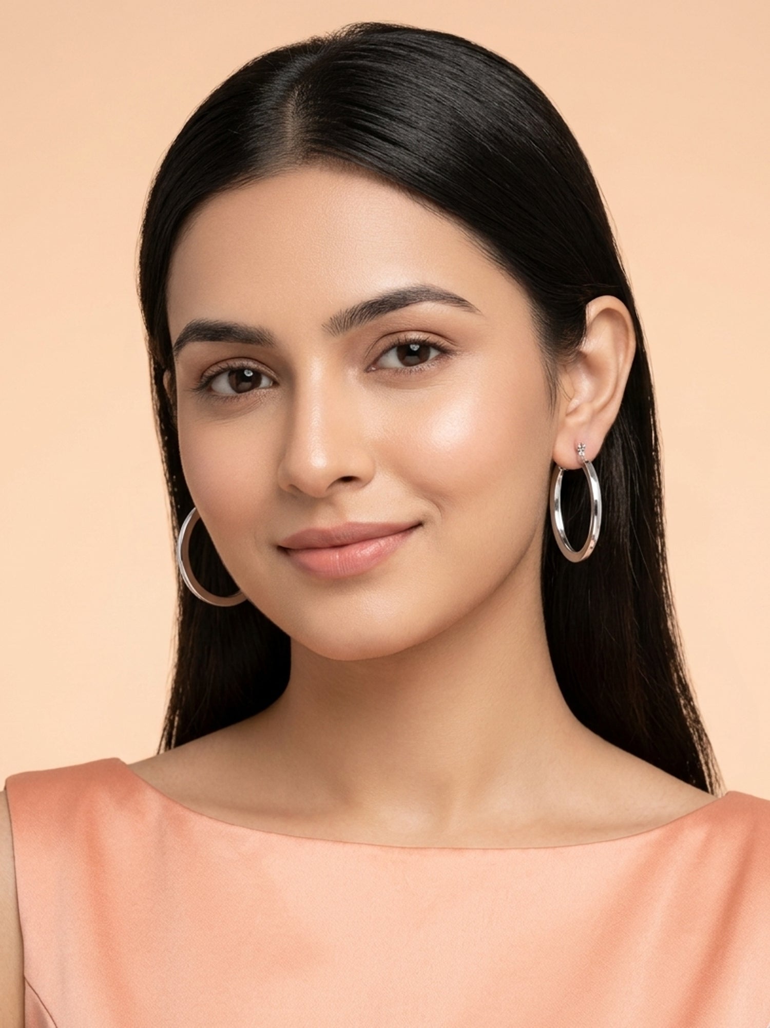 Knife-Edge Polished Hoops