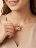 Eternal Orbit Rose Pendant