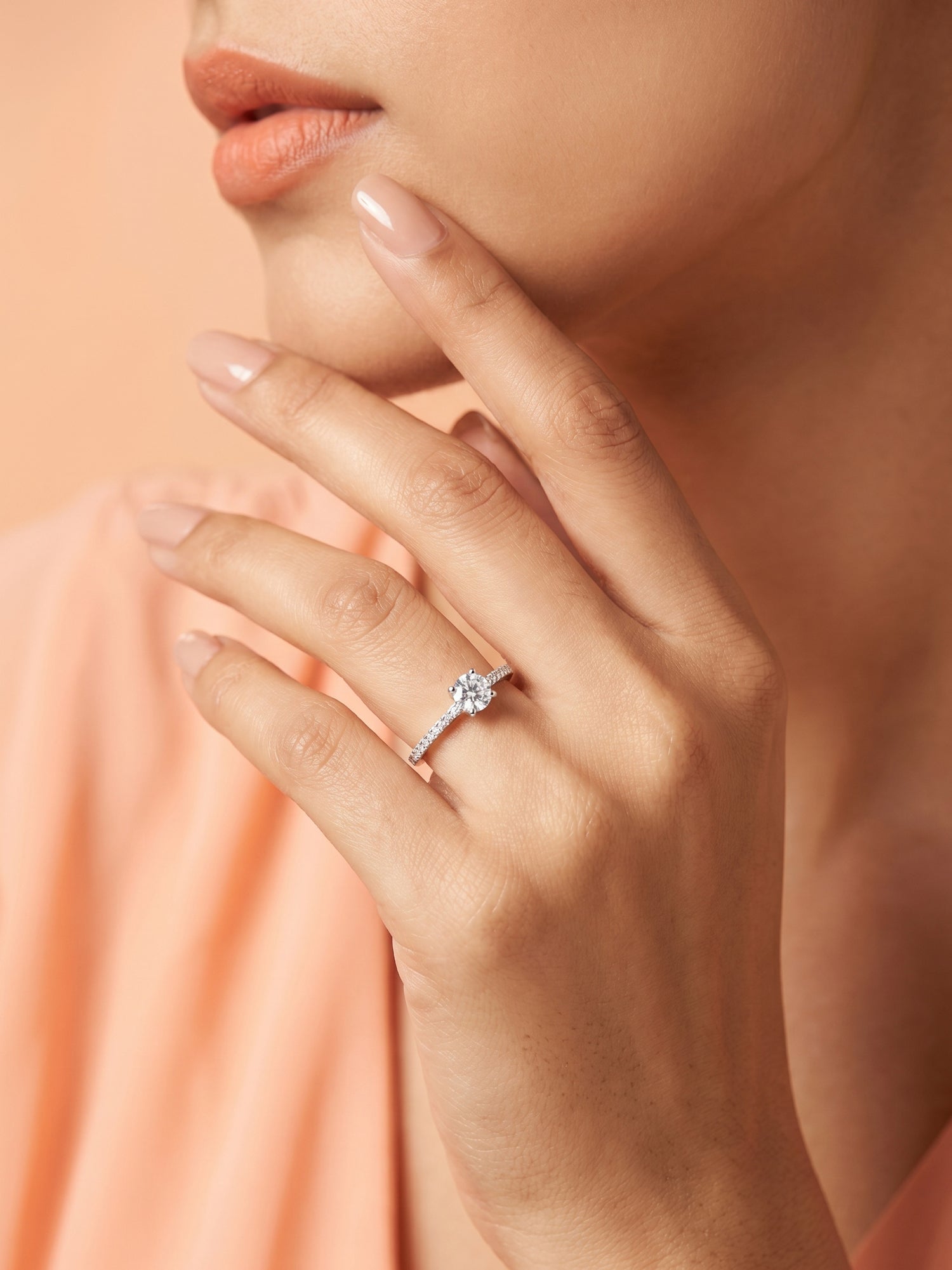 Lumina Solitaire Ring