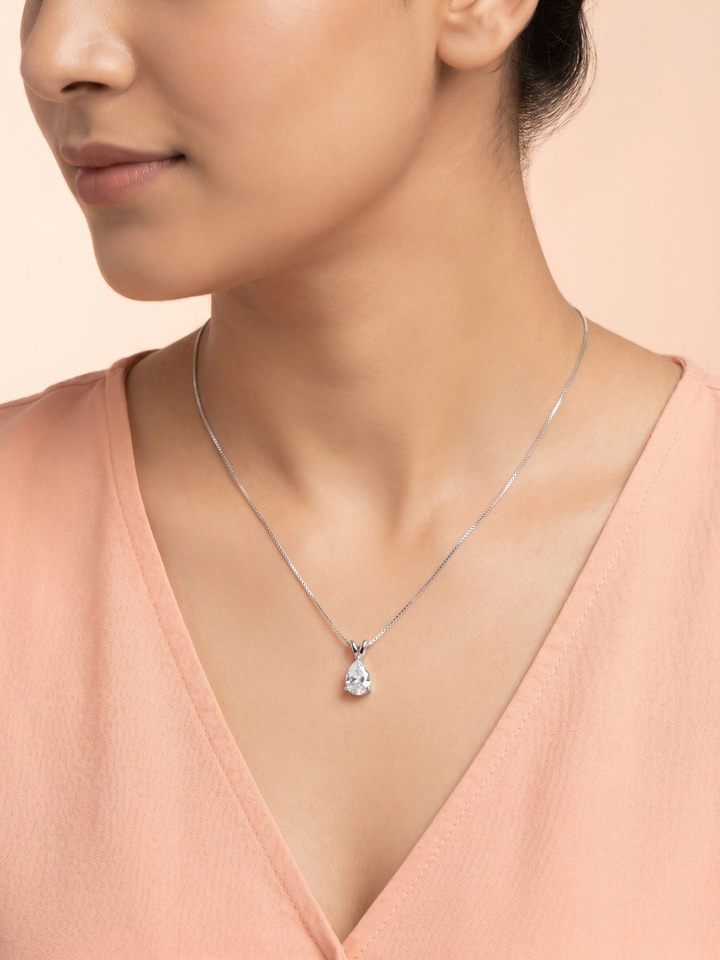 Solitary Teardrop Pendant