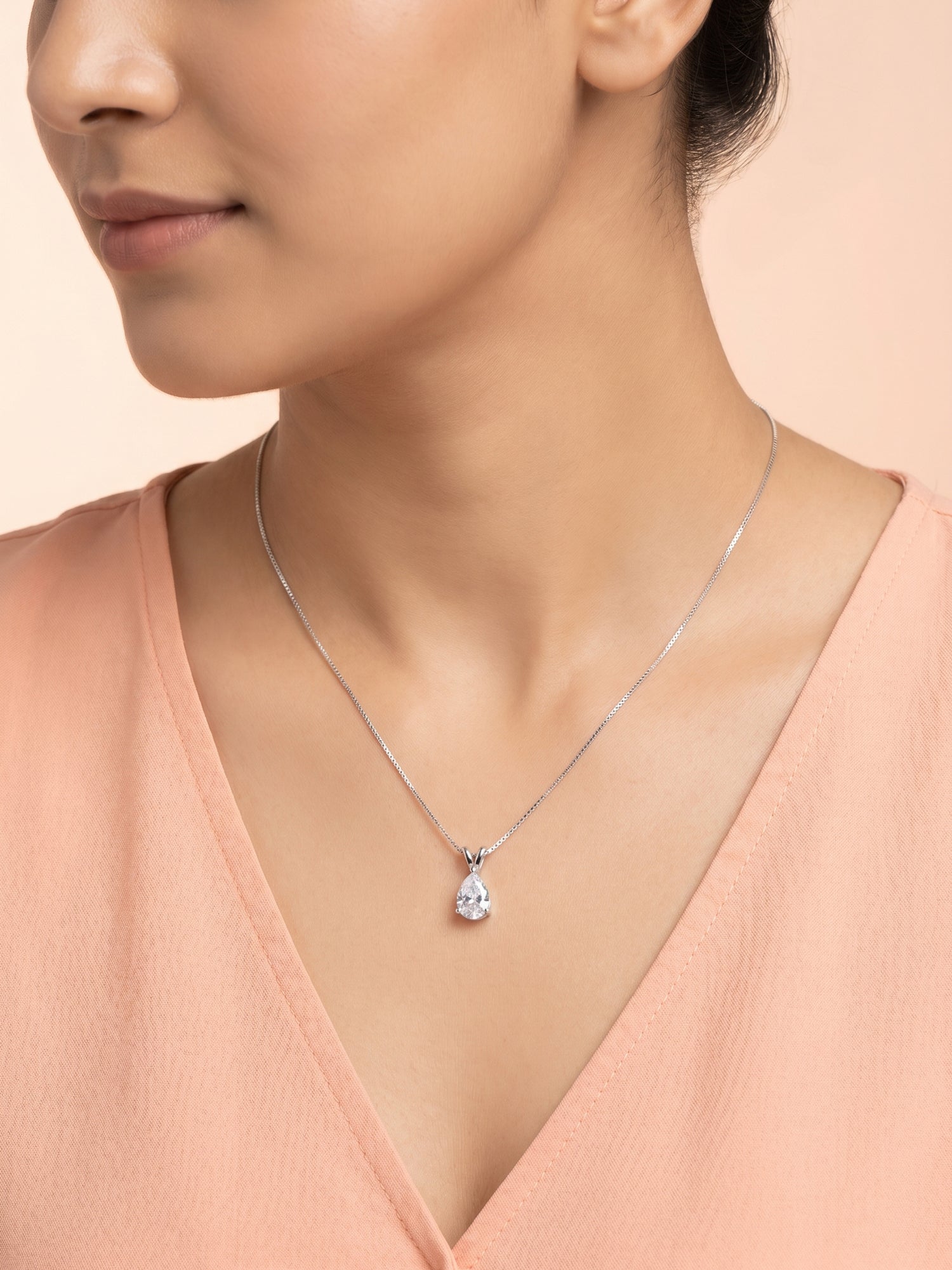 Solitary Teardrop Pendant