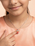 Kids Royal Enamel Crown Pendant Necklace