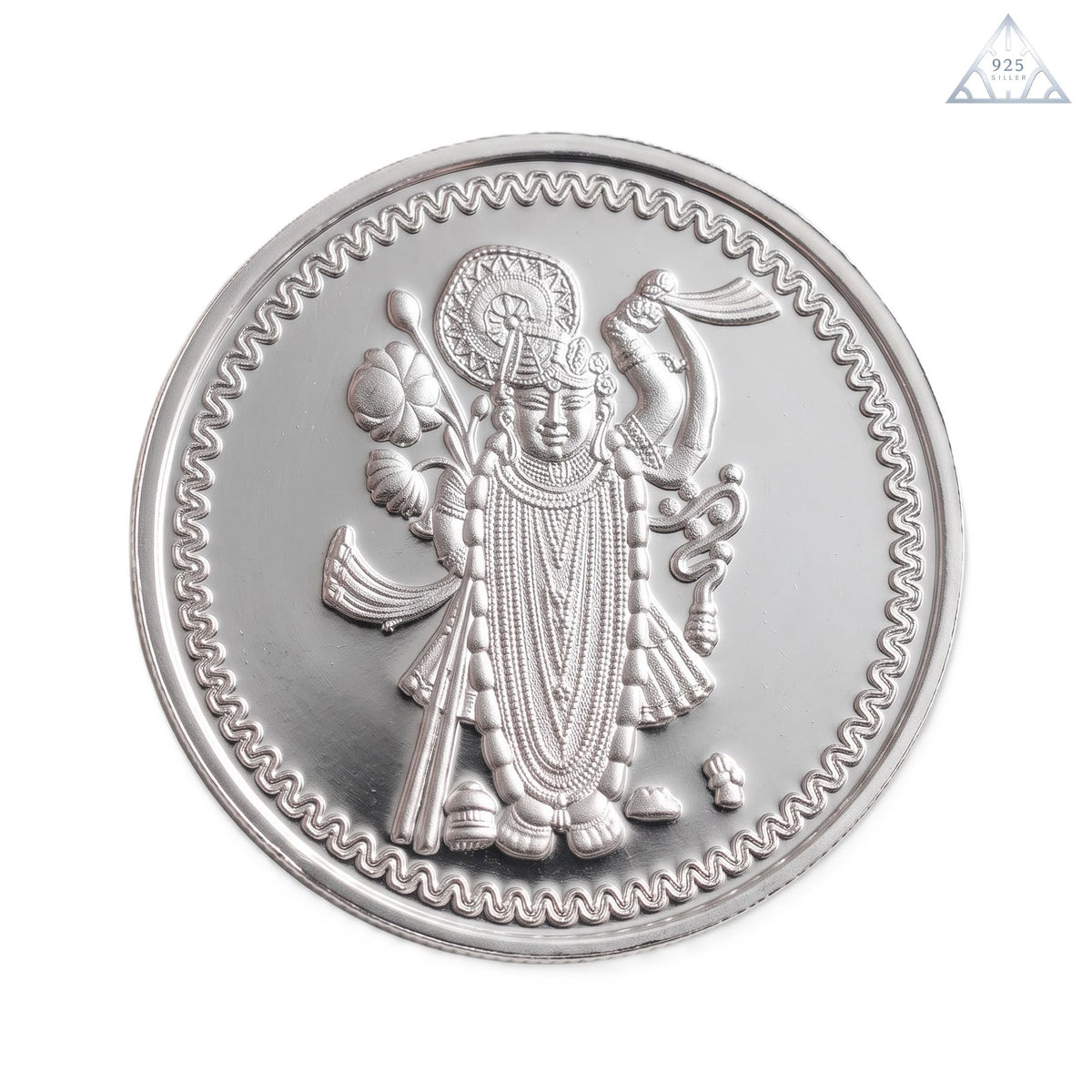 925 Sterling Silver Shrinathji Divine Silver Coin