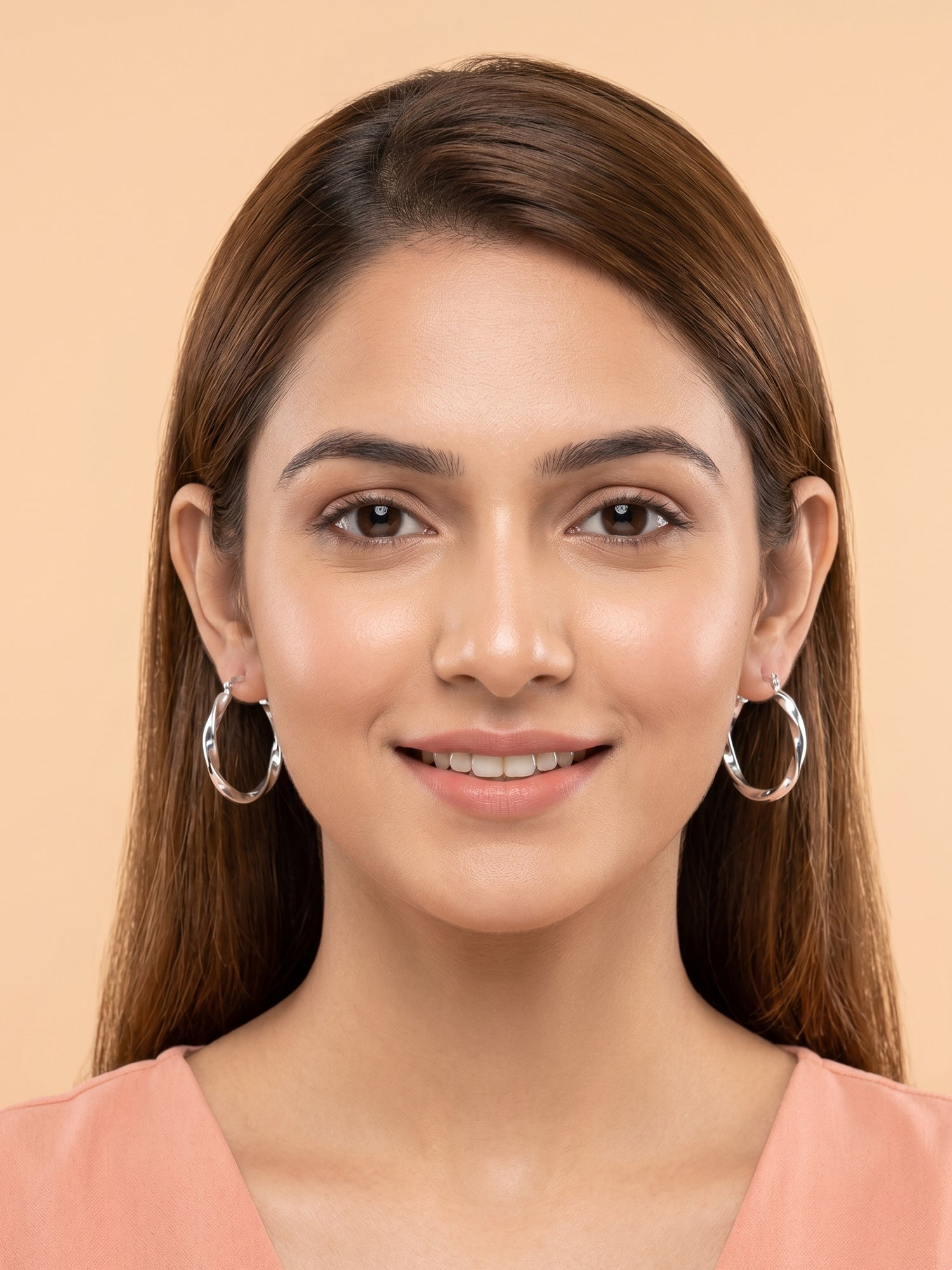 Twisted Ribbon Hoops