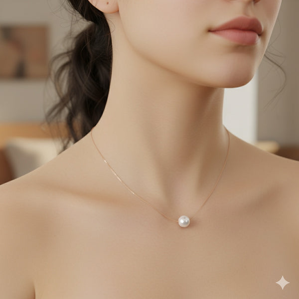 Levitating Pearl Pendant