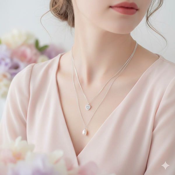 Celestial Duo Layered Pendant