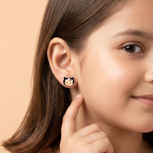 Bowed Kitten Studs