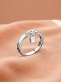 Opal Lock Adjustable Ring