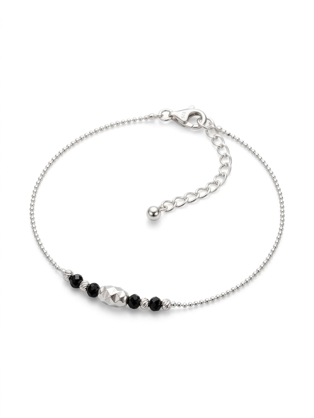 Nocturnal Prism Ball Chain Anklet