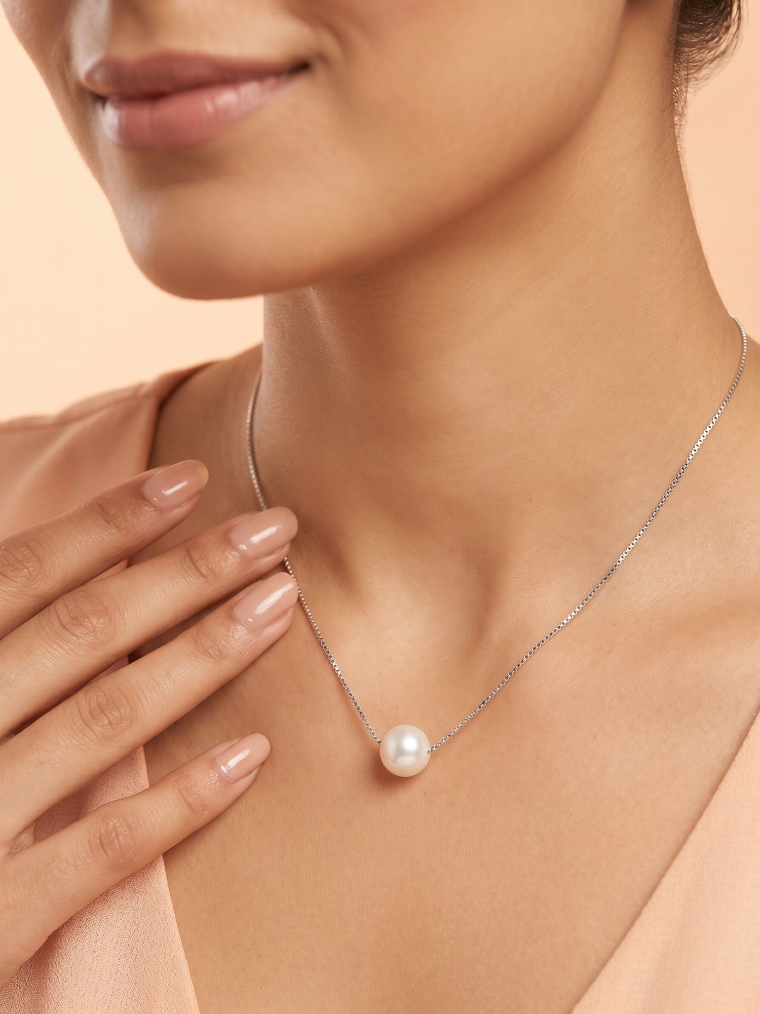 Levitating Pearl Pendant