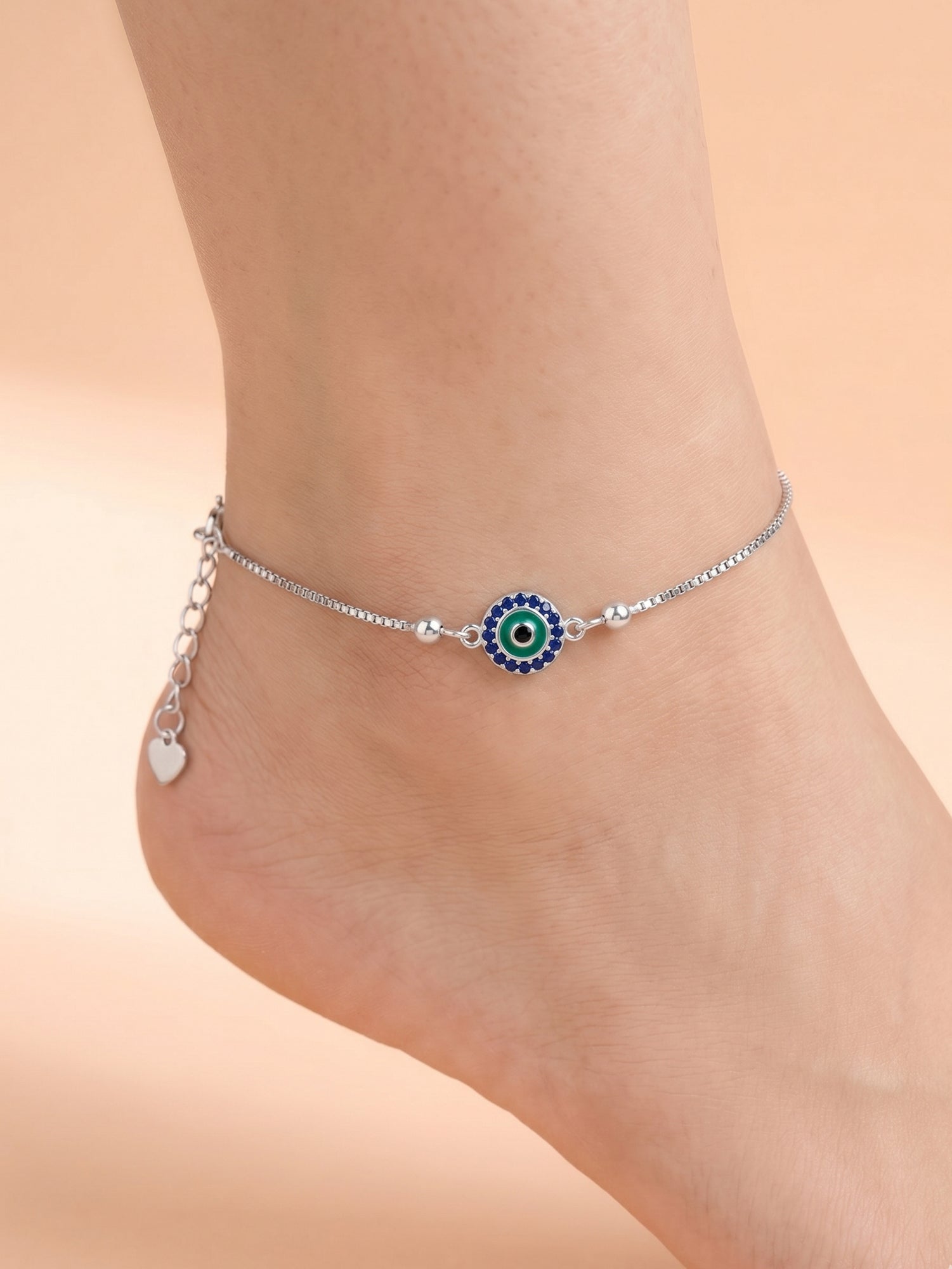The Sapphire Guard Evil Eye Anklet