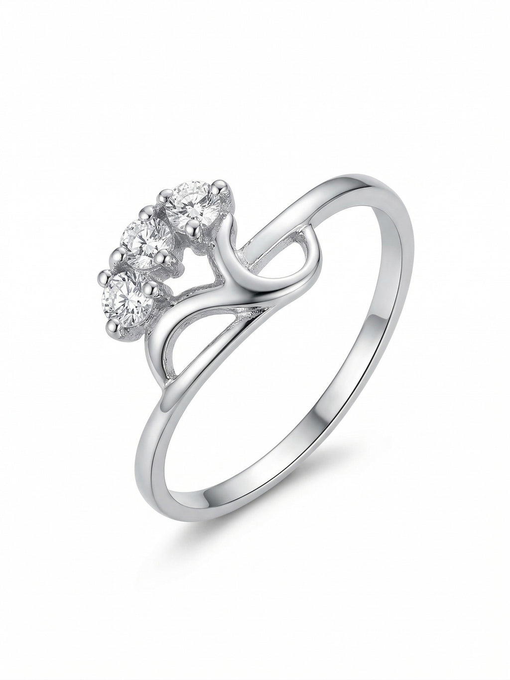 Triple Stone Vine Ring