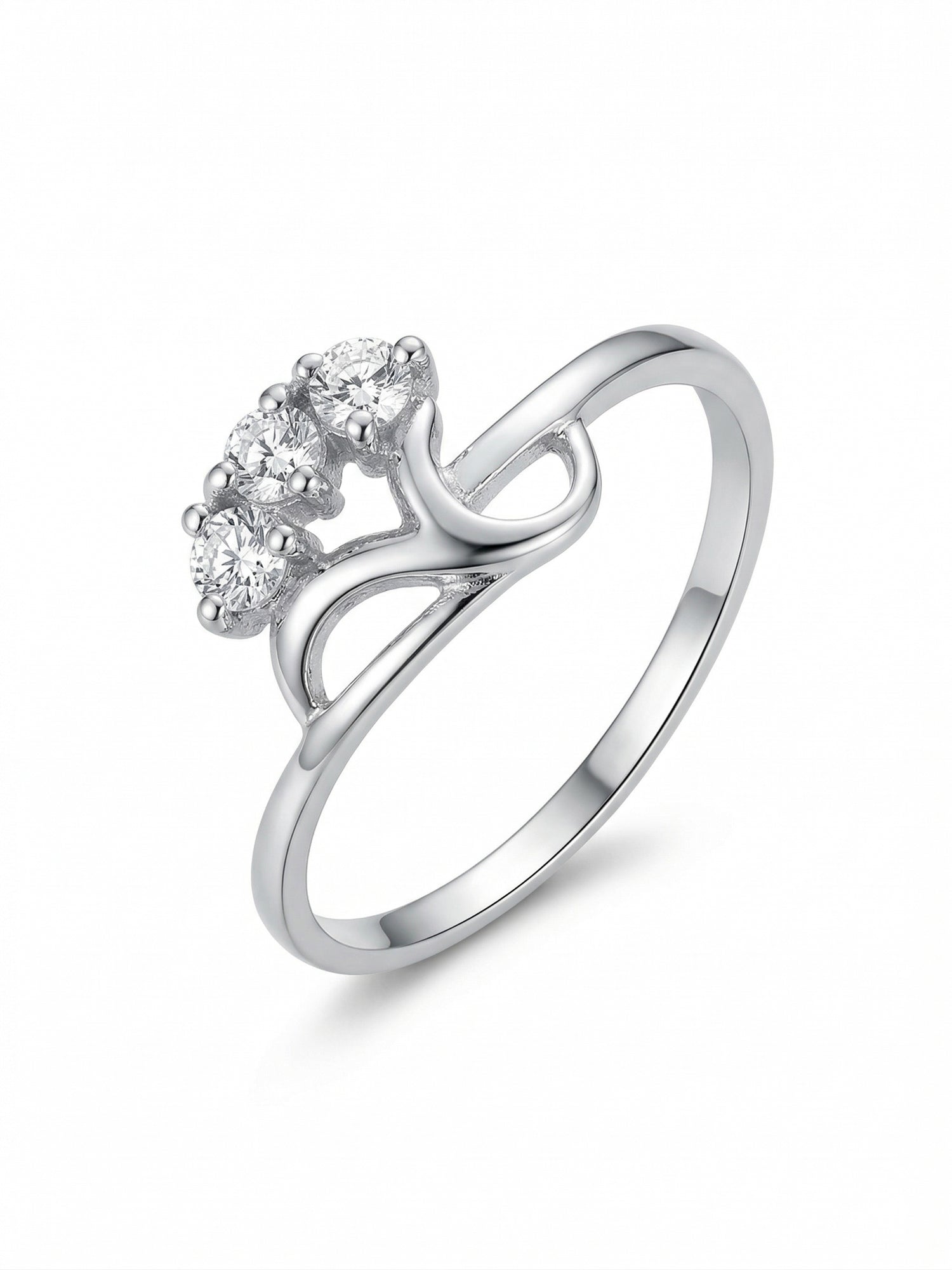 Triple Stone Vine Ring