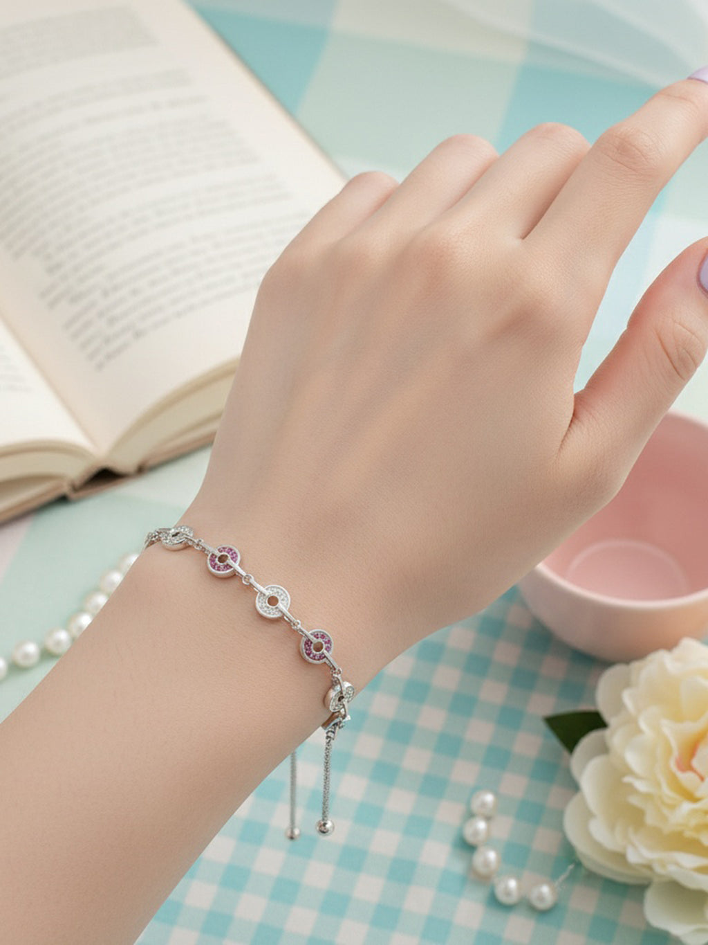 Radiant Orbit Bolo Bracelet