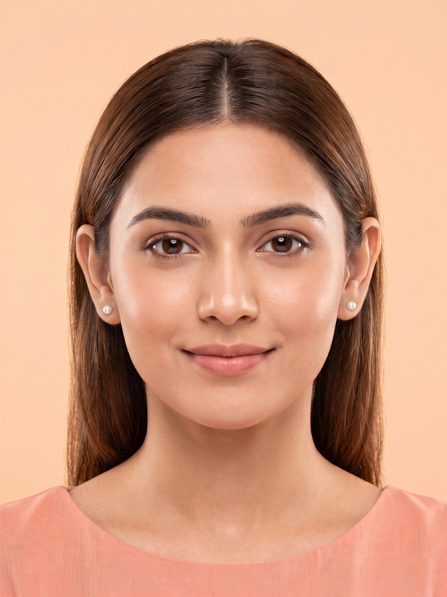 The Celestial Grace: Classic Sterling Silver Pearl Stud Earrings