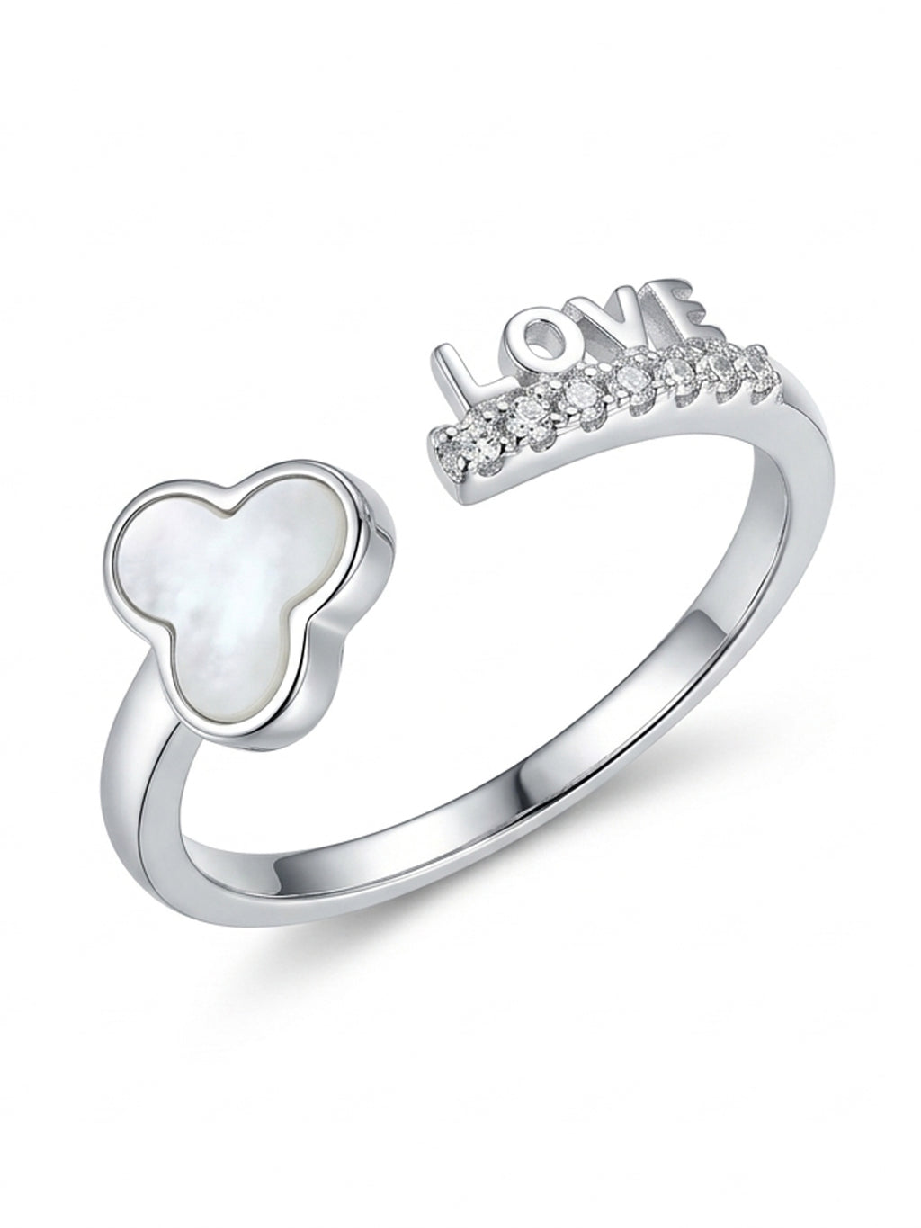 Love Blossom Bypass Ring
