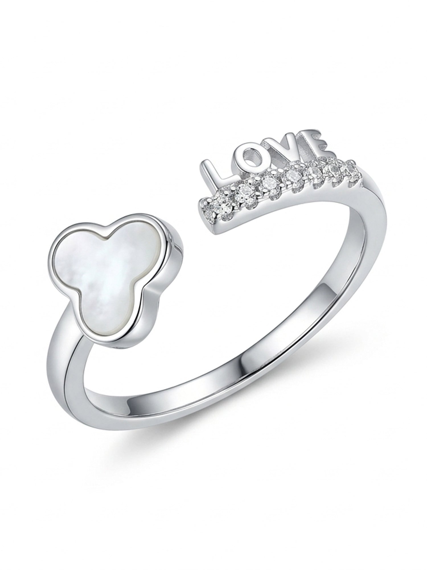 Love Blossom Bypass Ring