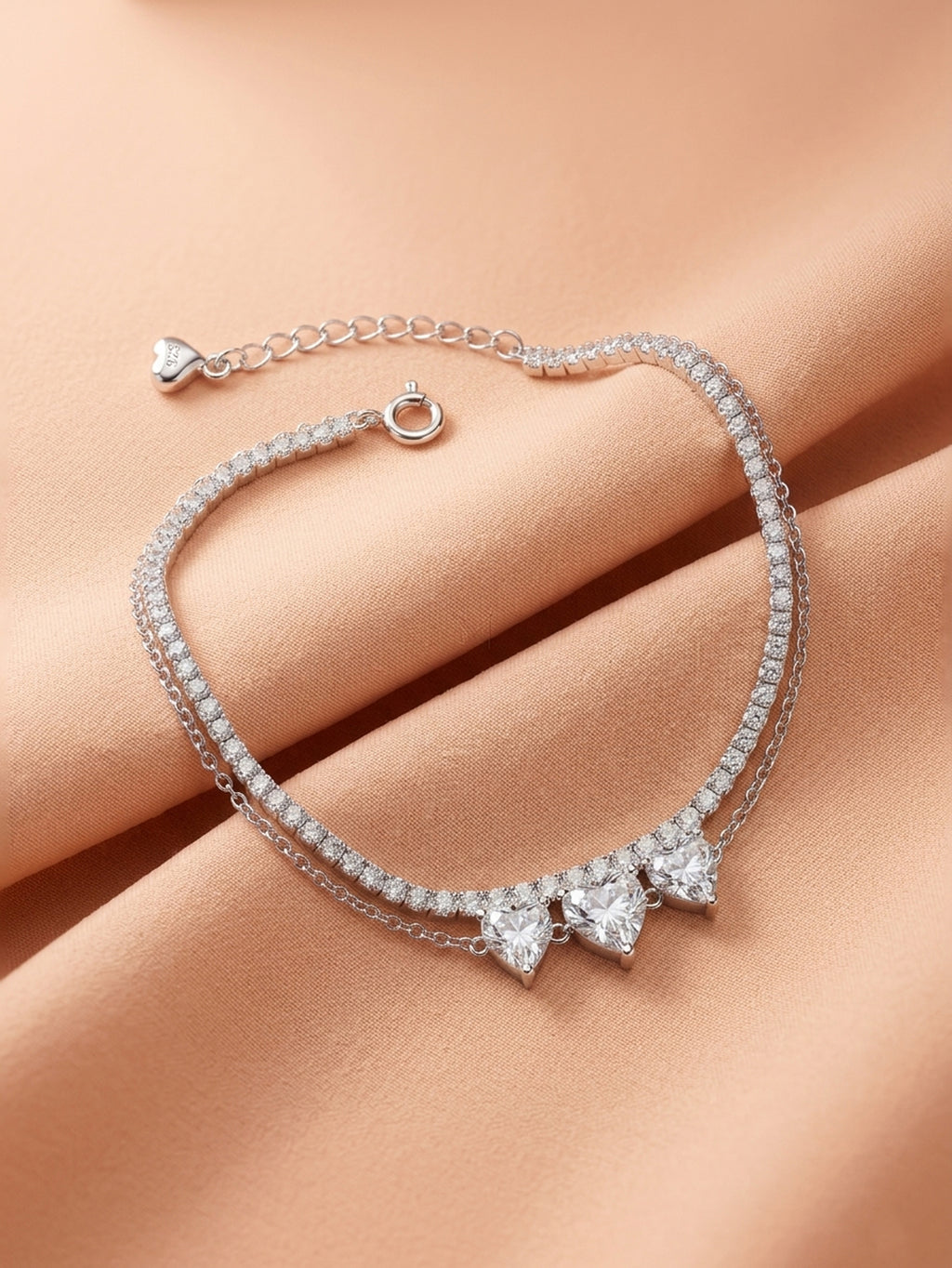 Tres Aura Tennis Bracelet