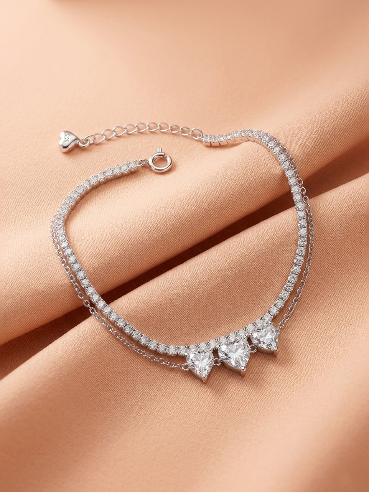 Tres Aura Tennis Bracelet